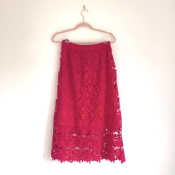 Tintoretto pink flower long skirt - Picture 2 of 6